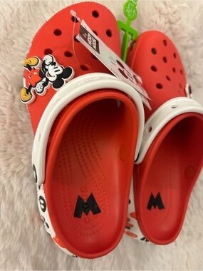 Crocs Disney Minnie / Mickey classic Unisex Red Slip-On Clog Shoes